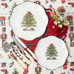 Mrs. Alice Christmas Tree Dinner & Starter Plates (Set of 8)