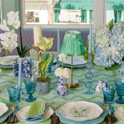 Mrs. Alice Handpainted Green Tulip