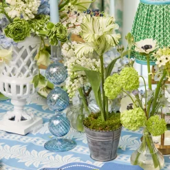 Mrs. Alice Handpainted Green Tulip