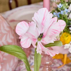 Mrs. Alice Handpainted Pink Tulip