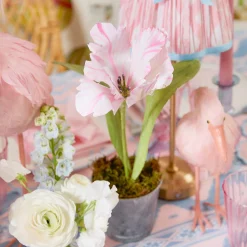 Mrs. Alice Handpainted Pink Tulip