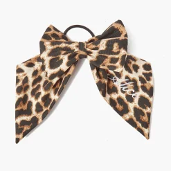 Mrs. Alice Leopard Hair Bow