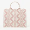 Mrs. Alice Tote Bag (Pink Ikat)