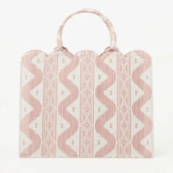 Mrs. Alice Tote Bag (Pink Ikat)