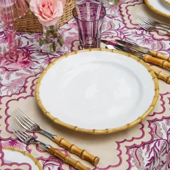 Nancy Bamboo Dinner & Starter Plates (Set of 8)