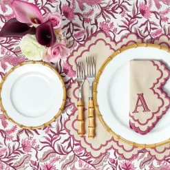 Nancy Bamboo Dinner & Starter Plates (Set of 8)