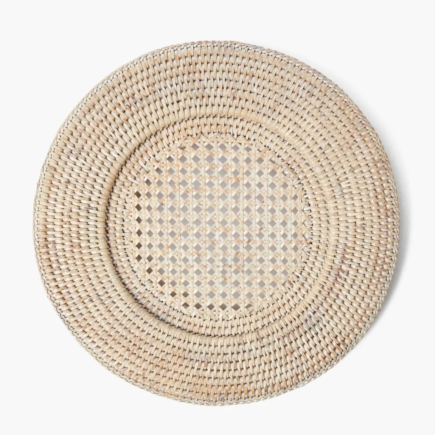 Natural Rattan Charger Plates (Set of 4)