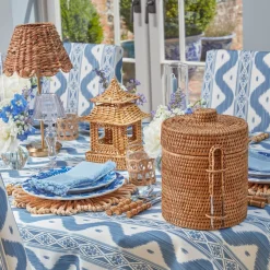 Natural Rattan Ice Bucket