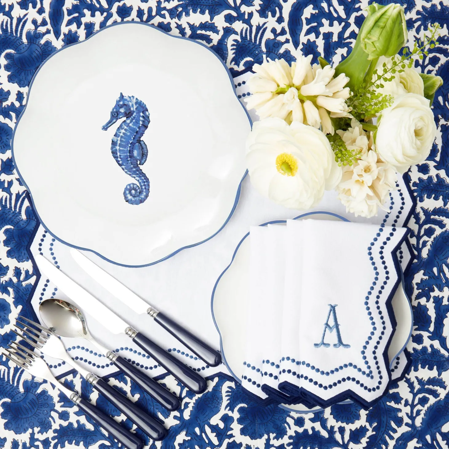 Navy Cutlery (5 piece)
