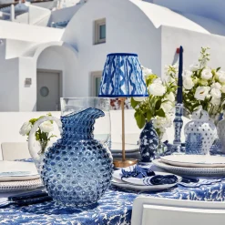 Navy Hobnail Jug