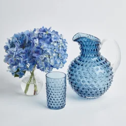 Navy Hobnail Jug