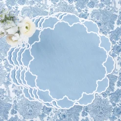 Nikki Blue Placemats (Set of 4)