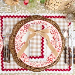 Oat Velvet Bow (Set of 4) - 20cm