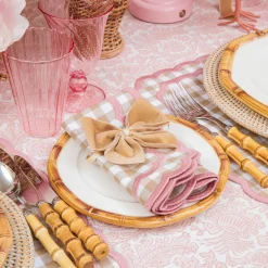 Oat Velvet Napkin Bows (Set of 4)
