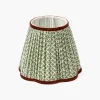 Olive & Chocolate Lotus Lampshade (18cm)