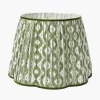 Olive Green Ikat Lampshade (40cm)