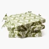 Olive Ikat Seat Pad Cushions (Set of 4)