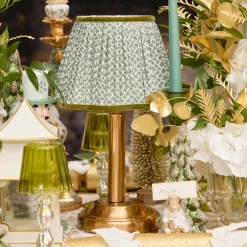 Olive Lotus Lampshade (22cm)