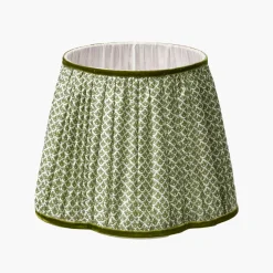 Olive Lotus Lampshade (30cm)