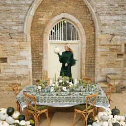 Olive Pheasant Tablecloth