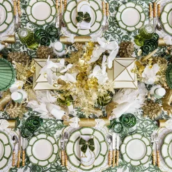 Olivia White & Gold Napkins (Set of 4)