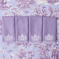 Pagoda Lilac Linen Napkins (Set of 4)