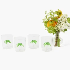 Palm Tree Glasses (Set of 4)
