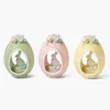 Pastel Bunny in Egg (Set of 3)