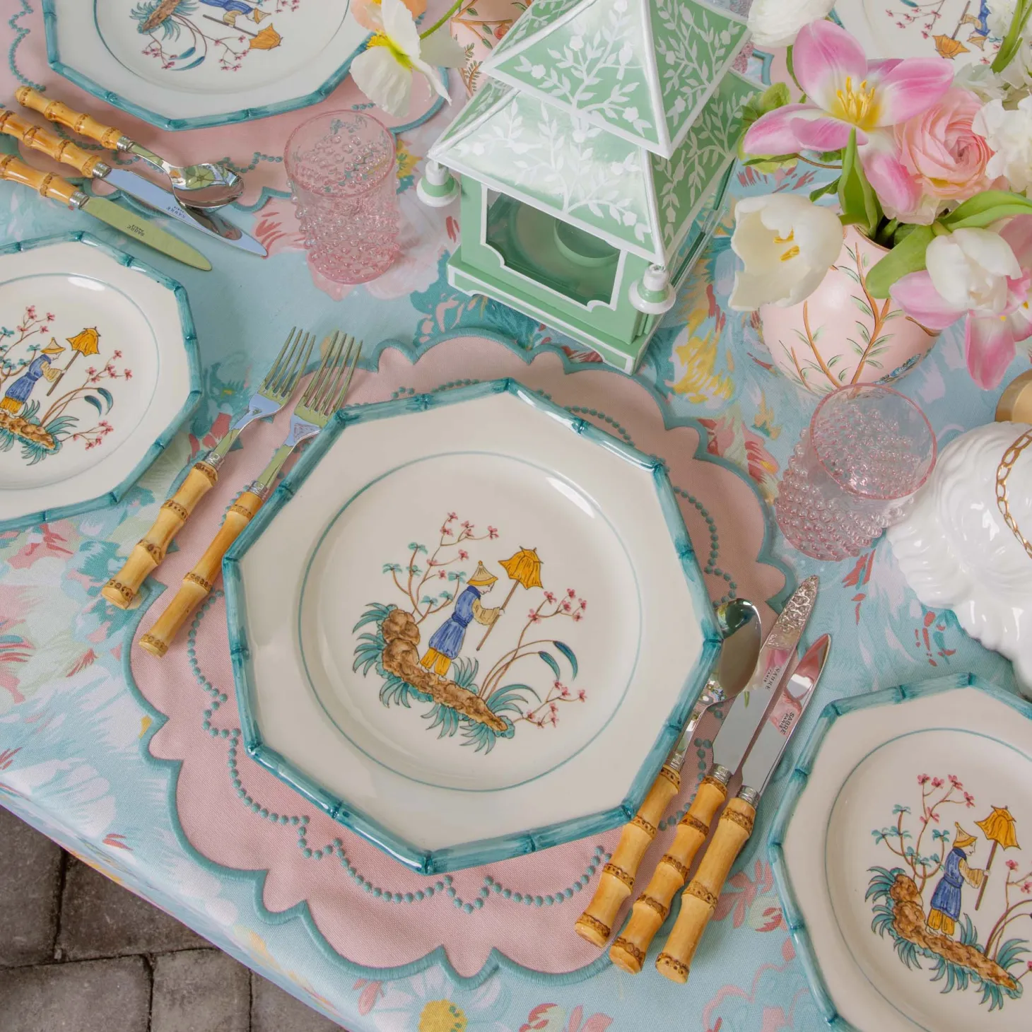 Patricia Bamboo Dinner Plates (Set of 4)