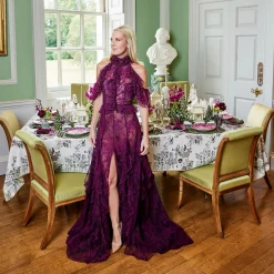 Peacock Garden Tablecloth