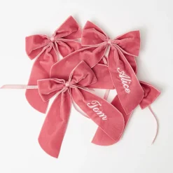 Personalisable Dusty Pink Bow
