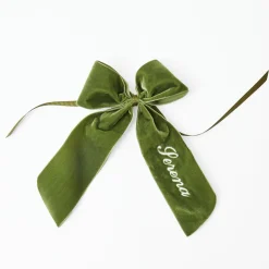 Personalisable Forest Green Bow