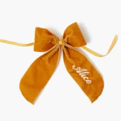 Personalisable Mustard Bow