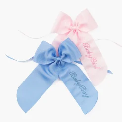 Personalisable Pink Grosgrain Bow