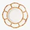 Petal Bamboo Ceramic Dinner Plate