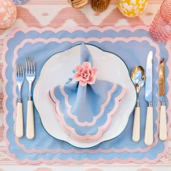 Petal Pink Fiore Napkin Rings (Set of 4)