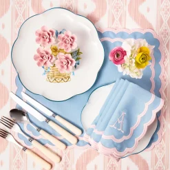 Petal Pink Fiore Napkin Rings (Set of 4)