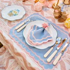 Petal Pink Fiore Napkin Rings (Set of 4)