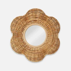Petite Rattan Martha Mirror