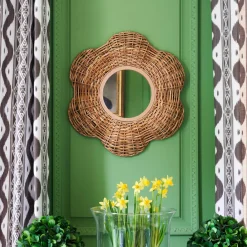 Petite Rattan Martha Mirror