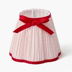 Pink & Red Lotus Bow Lampshade (18cm)