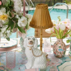 Pink Chinoiserie Tole Vases (Set of 3)
