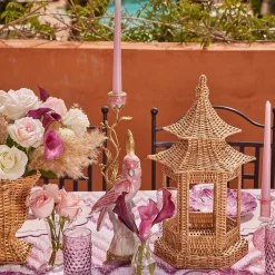 Pink Cockatiel Candle Holder