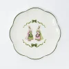 Pink Cottontail Bunny Dinner Plate