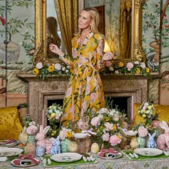 Pink Cottontail Bunny Dinner Plate