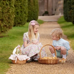 Pink Gingham Basket