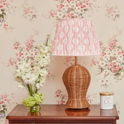 Pink Ikat Lampshade (30cm)