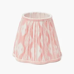 Pink Ikat Lampshade (18cm)