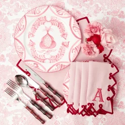 Pink Melograno Dinner Plates (Set of 4)