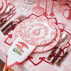 Pink Melograno Starter Plates (Set of 4)